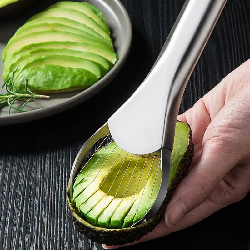 Avocado Knife Gadget Stainless Steel Cutter Kitchen Gadgets Fruit Cutting