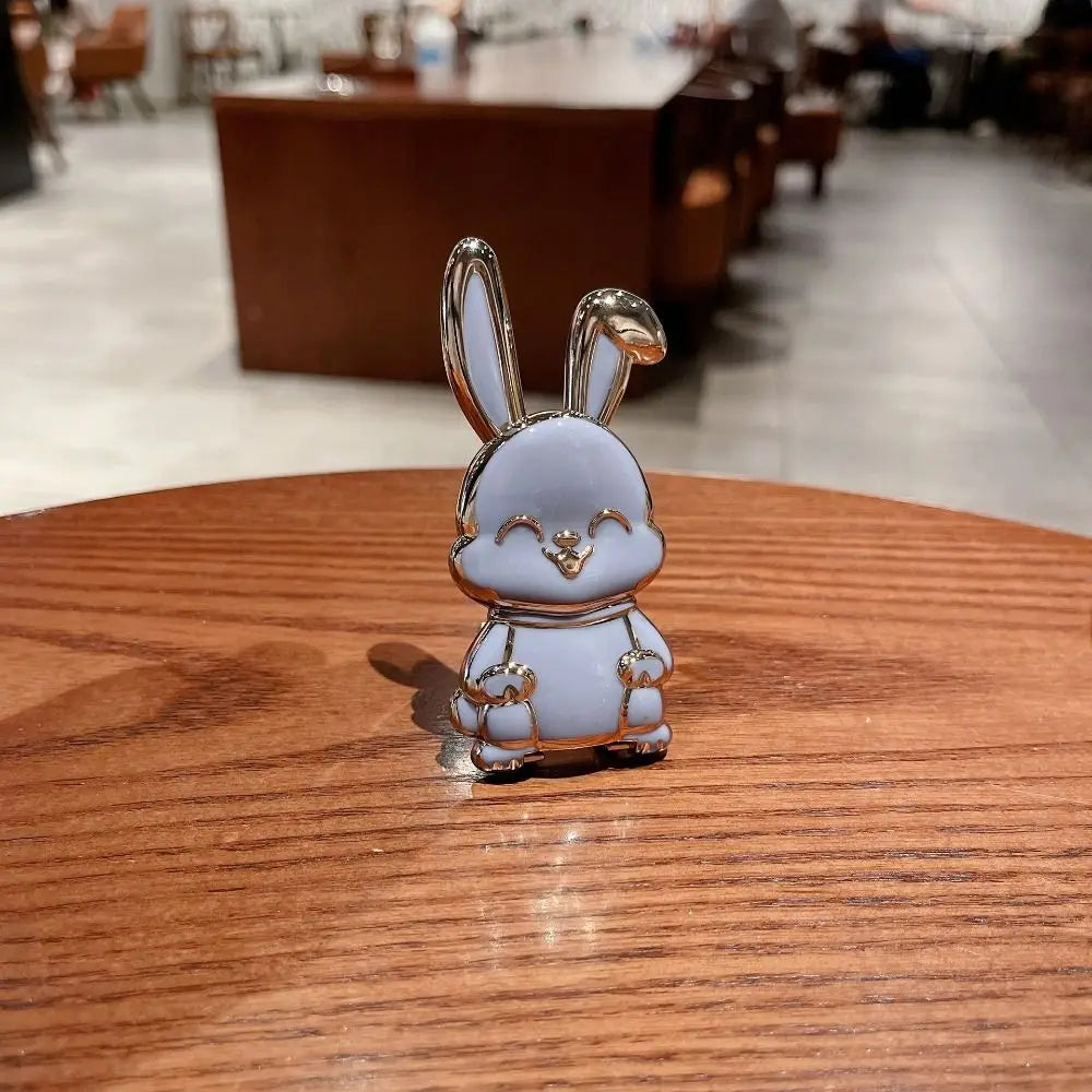 Portable ABS Bunny Finger Ring Holder Mobile Phone Holder Foldable Phone Finger Ring Holder Phone Back Sticker Pad