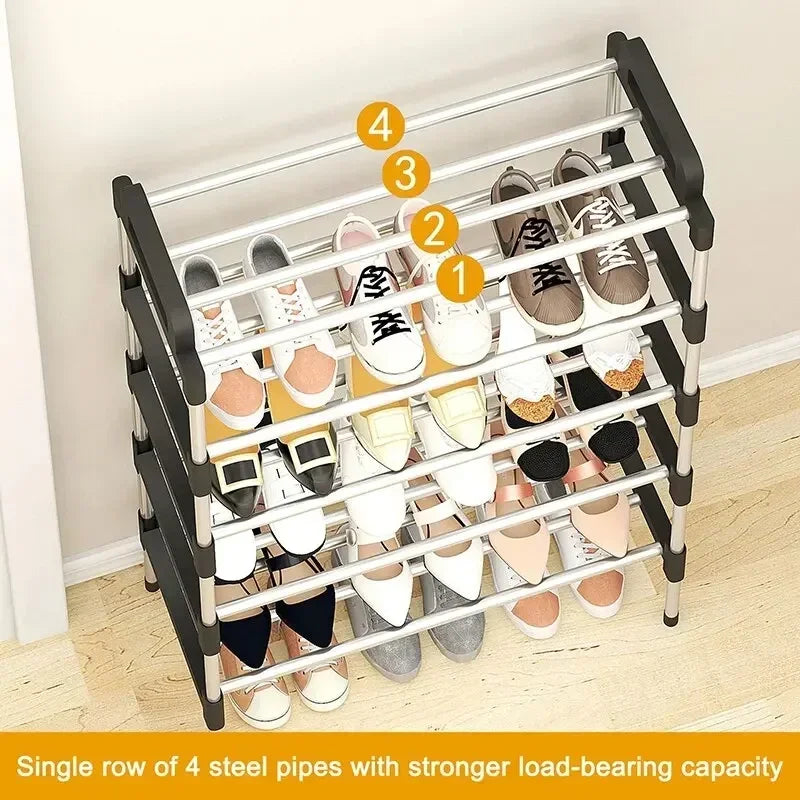 3-7Floor Shoe Rack Multi Layer Dustproof Household Doorstep Shoe Cabinet Storage