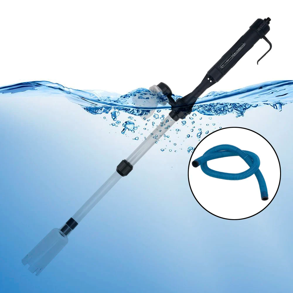 Gravel Cleaner Tool Vacuum Aquarium Fish Tank Pipe Suction Filter Filters Tools Electric Water Change Pump Waste Remover