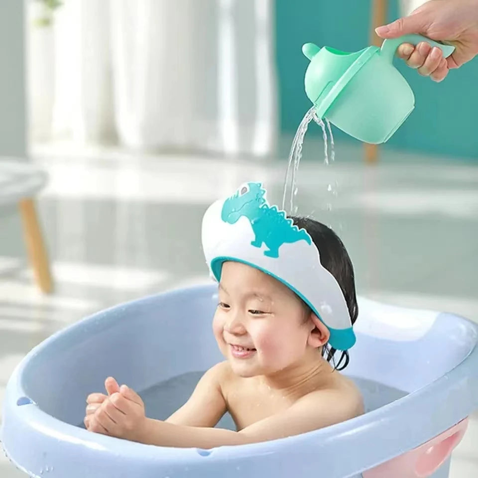 Safe Shampoo Shower Bathing Bath Protect Soft Cap Hat For Baby Wash Hair Shield Bebes Children Bathing Shower Cap Hat Kids