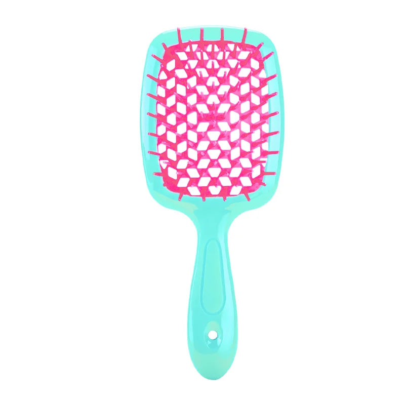 Tangled Hair Comb Detangling Hair Brush Massage Combs Hollow Out Wet Curly Hair Brushes Barber Comb Salon Hair Styling Tools