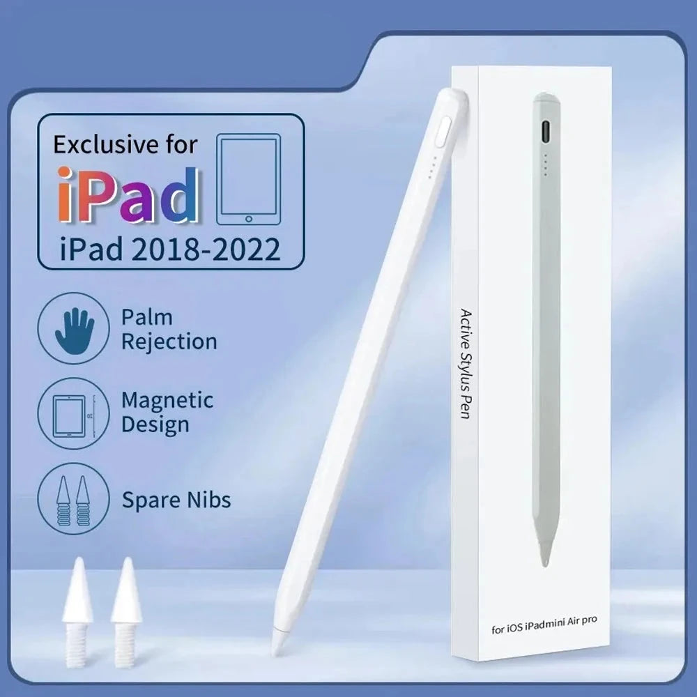 For Apple Pencil Power Display Palm Rejection Ipad Pencil Stylus Pen For iPad Accessories 2022 2021 2020 2019 2018 Pro Air Mini