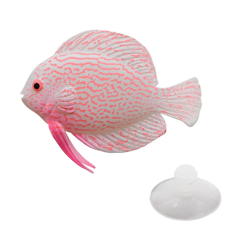 Silicone Artificial Fish Luminous Fish Glow In Dark Underwater Fish Tank Decor Aquarium Landscape Accessories