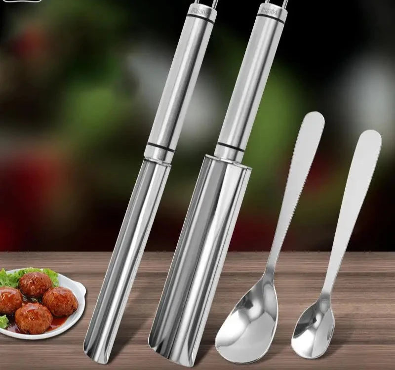 Stainless Steel Meatball Maker Clip DIY Fish Meat Rice Ball Making Mold Tools Round Stuffed Meatball Makers Kitchen Accessories