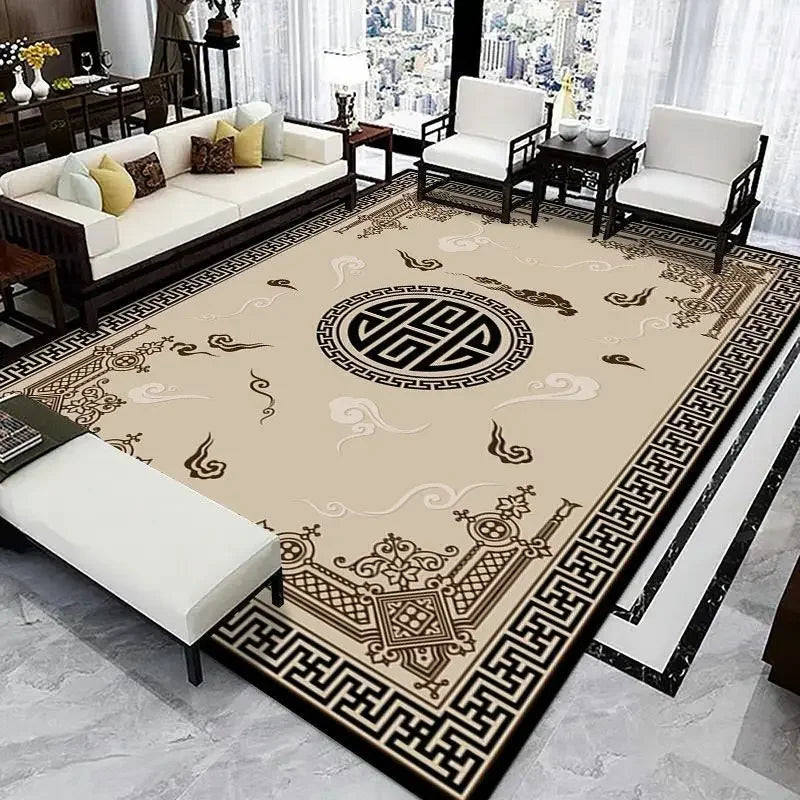 Household Mat soft luxury Carpets for Living Room non-slip Area Rug 120x160cm