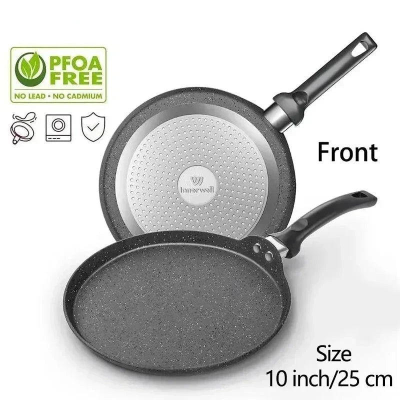 Kitchen Frying Pan 10inch Nonstick Toxin Free Stone Coated Cookware