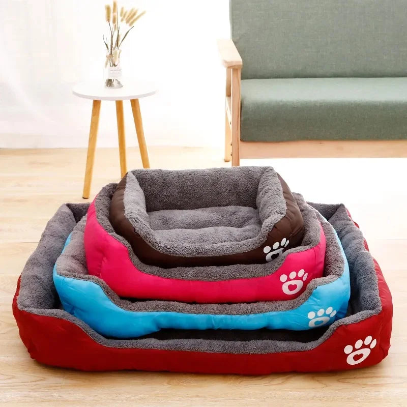 Dog Sofa Bed Bed for Dog Cat Pet Square Plush Kennel Medium Small Cushion Dog Bed House