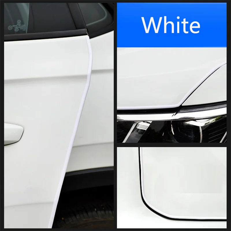 Car Door Edge Protector Strip Guard Trim Auto Door Anti Collision Strip Doors Moldings Adhesive Scratch Protector