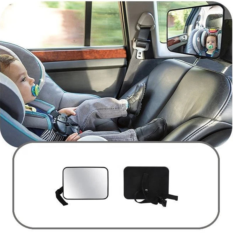 Adjustable Wide Car Rear Seat View Mirror Baby/Child Seat Car Safety Mirror Monitor Headrest