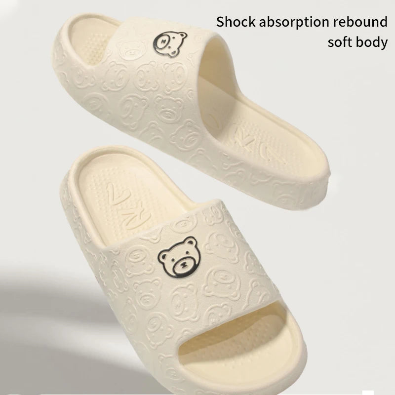 Non-slip Slippers Female Outer Wear  Bathroom Indoor Home Sandals Summer Eva