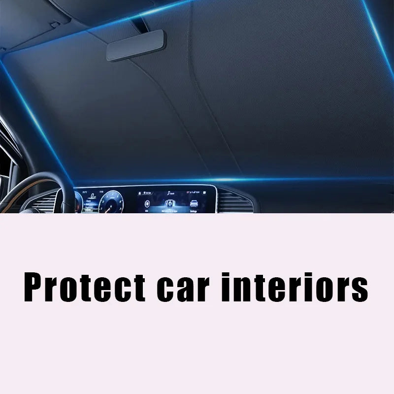 Car Sunshade For Windshield UV Sun Shade Protector Parasol Summer Sun Interior Protection Accessories For Auto Shading