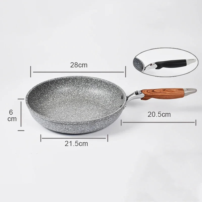 Non-Stick Pan Frying Pan Wok Pan Home Steak Skillet Pancake Saucepan Nonstick