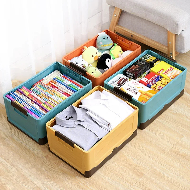 Folding Storage Box Multifunction Foldable Organizer Container Plastic