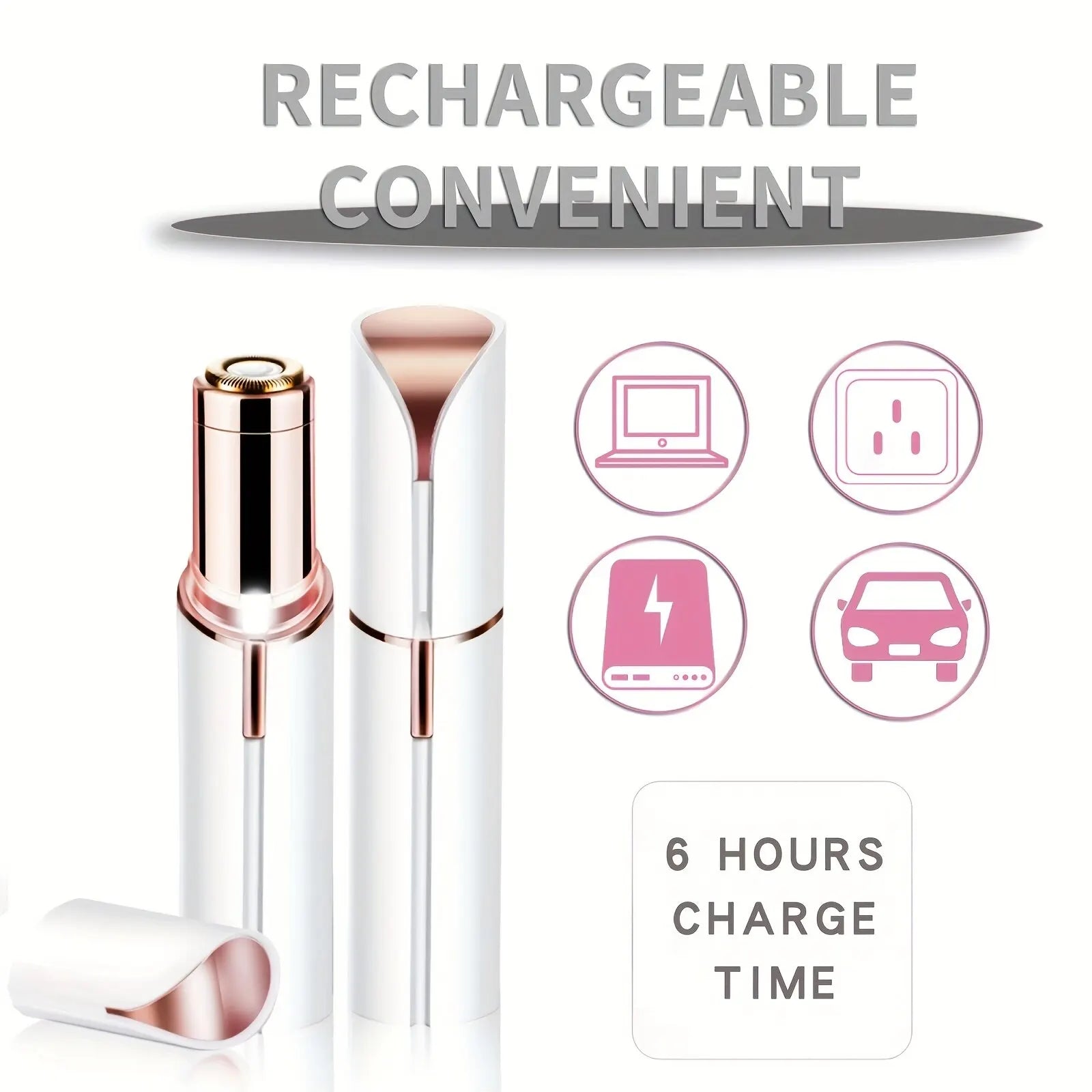 Portable Lipstick Shaped Electric Hair Remover For Women Painless And Effective Facial Hair Removal Home Razor Shaver Tool