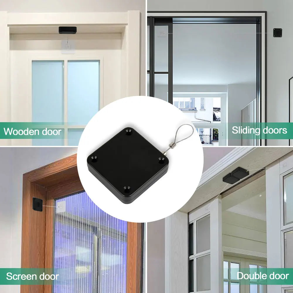 Automatic Door Closer Punch-free Surface Door Stopper Door Closer Bracket