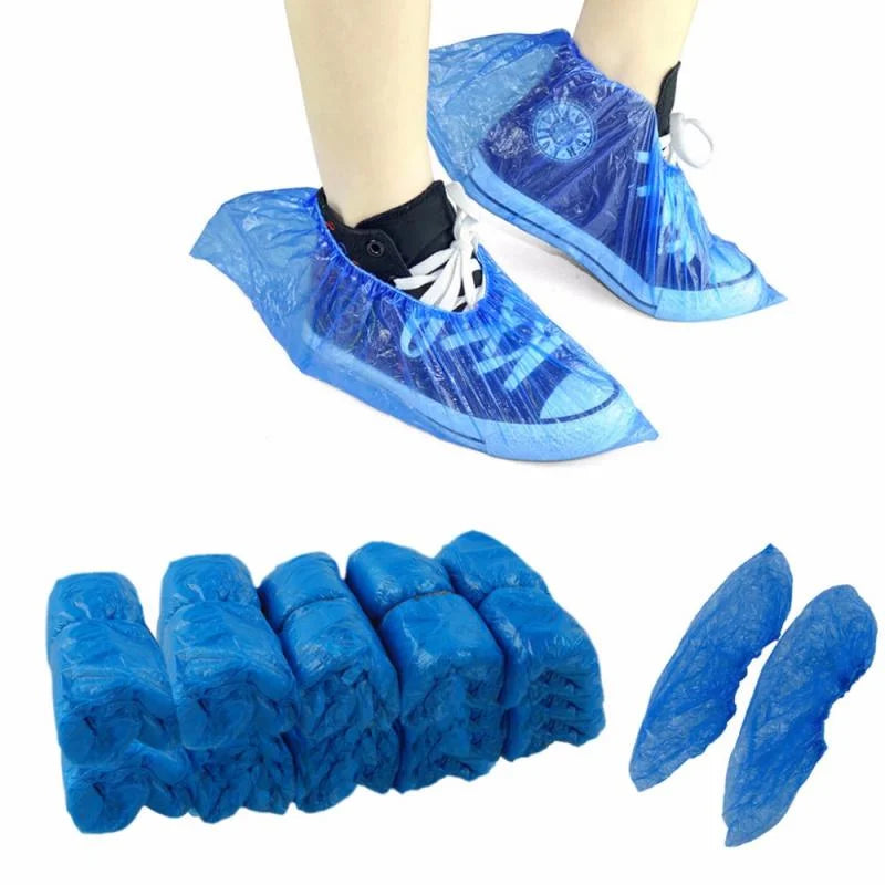 100Pcs Shoe Covers - Disposable Hygienic Boot Cover for Household, Construction