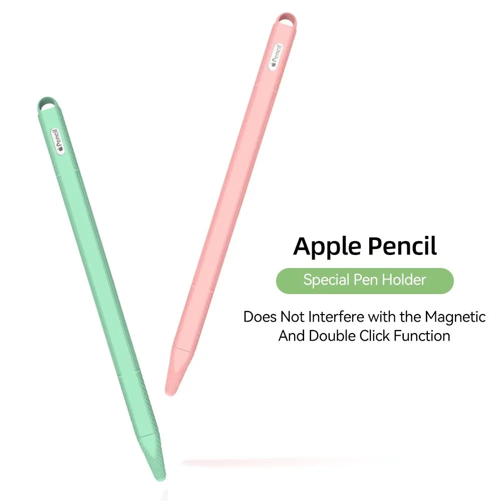 For Apple Pencil 2nd Gen Soft Silicone Cover Protector Stylus Touch Pen Case IPad Accessories