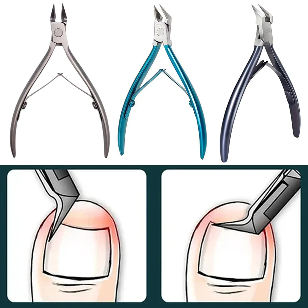 Nail Clipper Cuticle Nippers For Paronychia Stainless Steel Nail Cutters