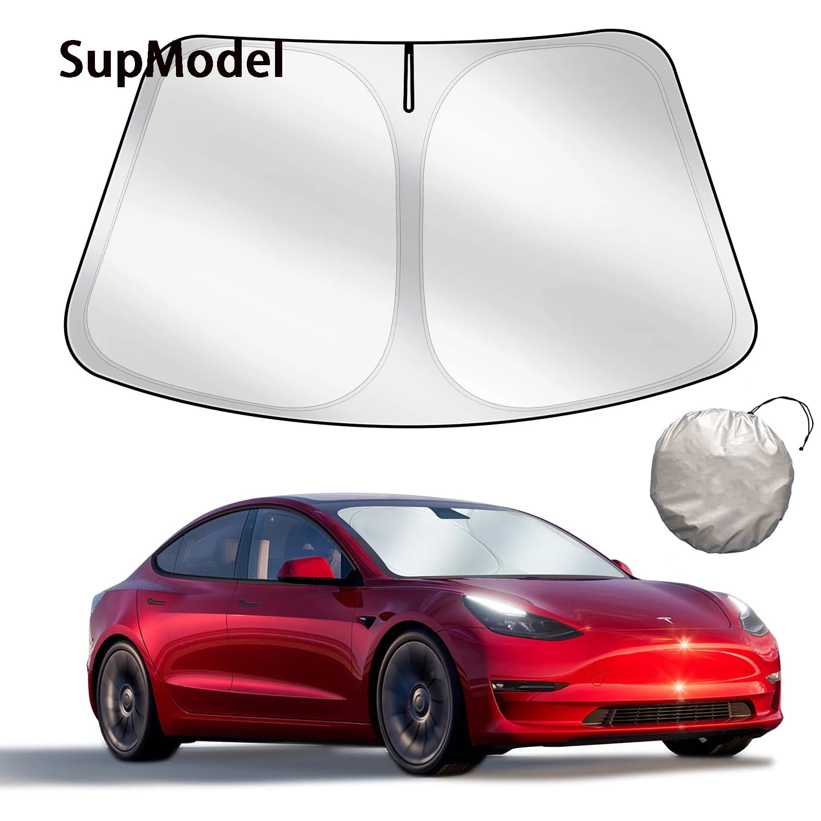 For Tesla Windshield Sunshade Folding Front Window Sun Shade Cover Model Y Model3