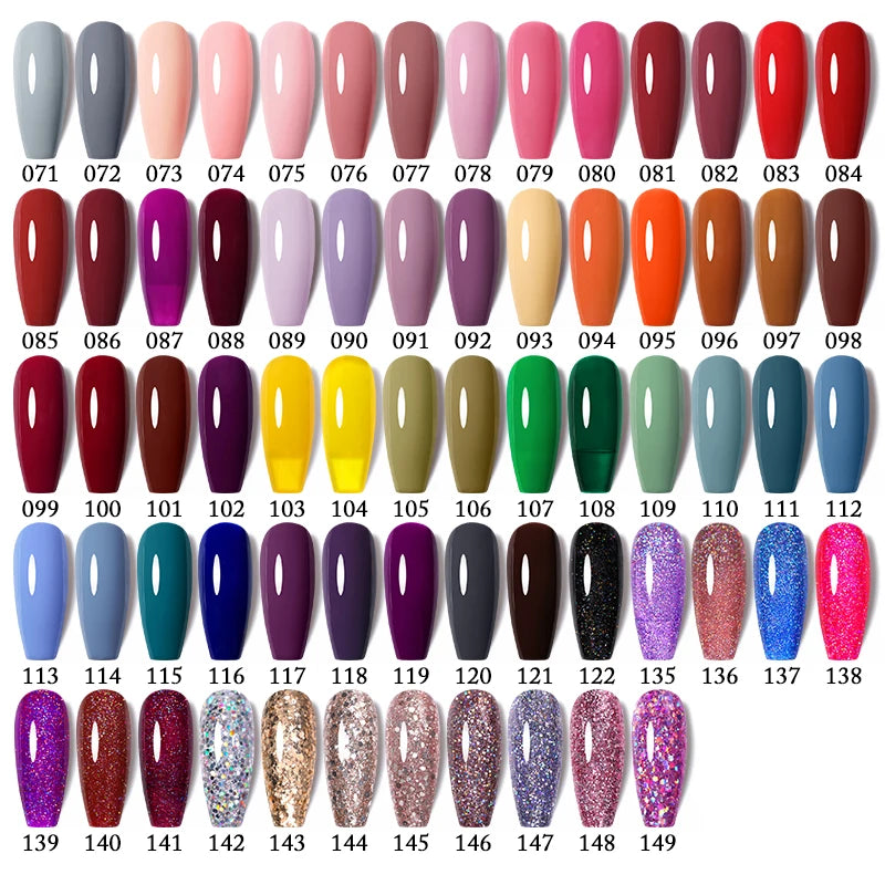 UR SUGAR 7.5ml Glitter UV Gel Nail Polish Glitter Sequins Soak Off UV Gel Varnish Colorful Nail Gel Polish DIY Nail Art Polish