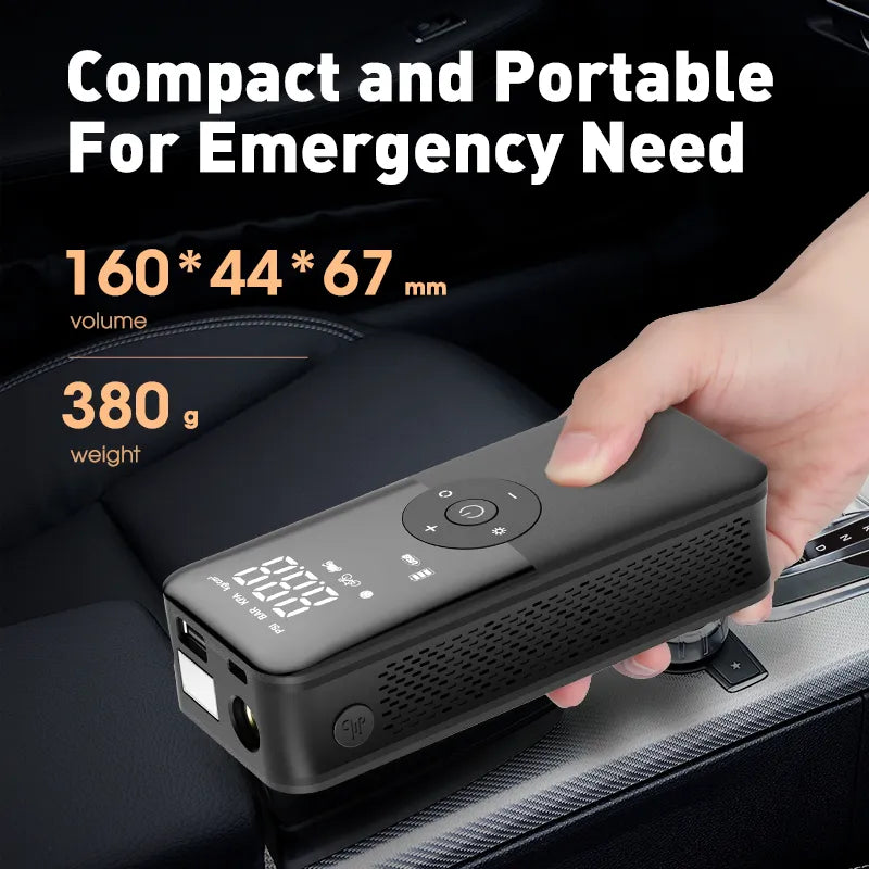 Rechargeable Air Pump Tire Inflator Portable Compressor Digital Cordless Car Tyre Inflator For Bicycle Balls