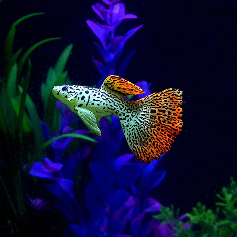 Silicone Artificial Fish Luminous Fish Glow In Dark Underwater Fish Tank Decor Aquarium Landscape Accessories