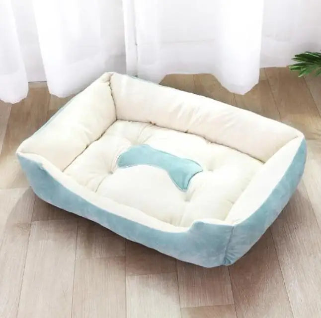 Dog Sofa Bed Bed for Dog Cat Pet Square Plush Kennel Medium Small Cushion Dog Bed House