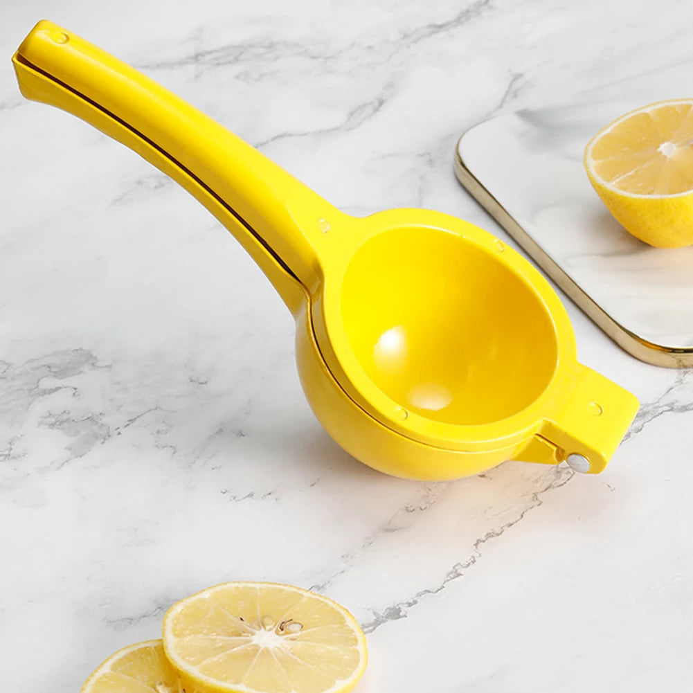 Manual Lemon Squeezer Aluminum Alloy Portable Hand Pressed Citrus Orange Fruit Juicer