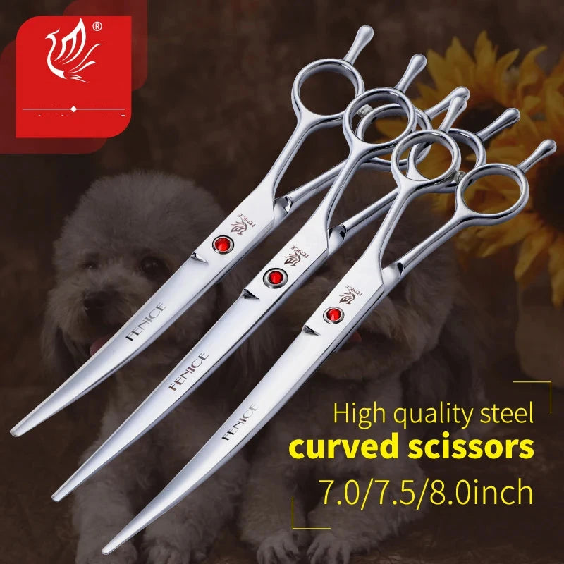 Curved Scissors for Dog grooming Pet Grooming Shears 7.0 /7.5 /8.0 inch