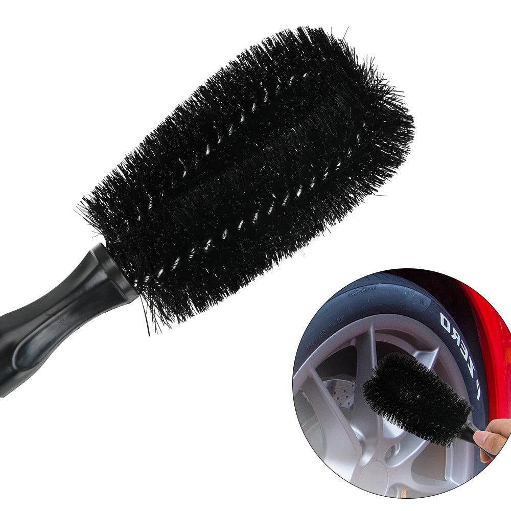 Car Washing Nylon Car Tire Rim Brush Cleaning Tool Car Wheel Cleaning Brush