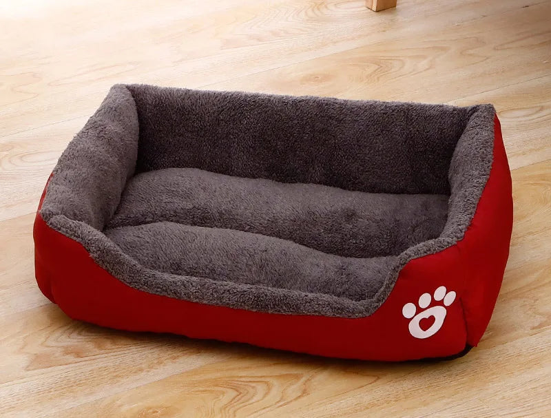 Dog Sofa Bed Bed for Dog Cat Pet Square Plush Kennel Medium Small Cushion Dog Bed House