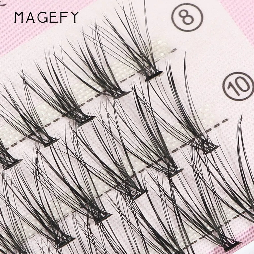 Magefy Cross-Border Hot Selling Hair Eyelashes 0.07 Natural Cute Mixed Pack of 60