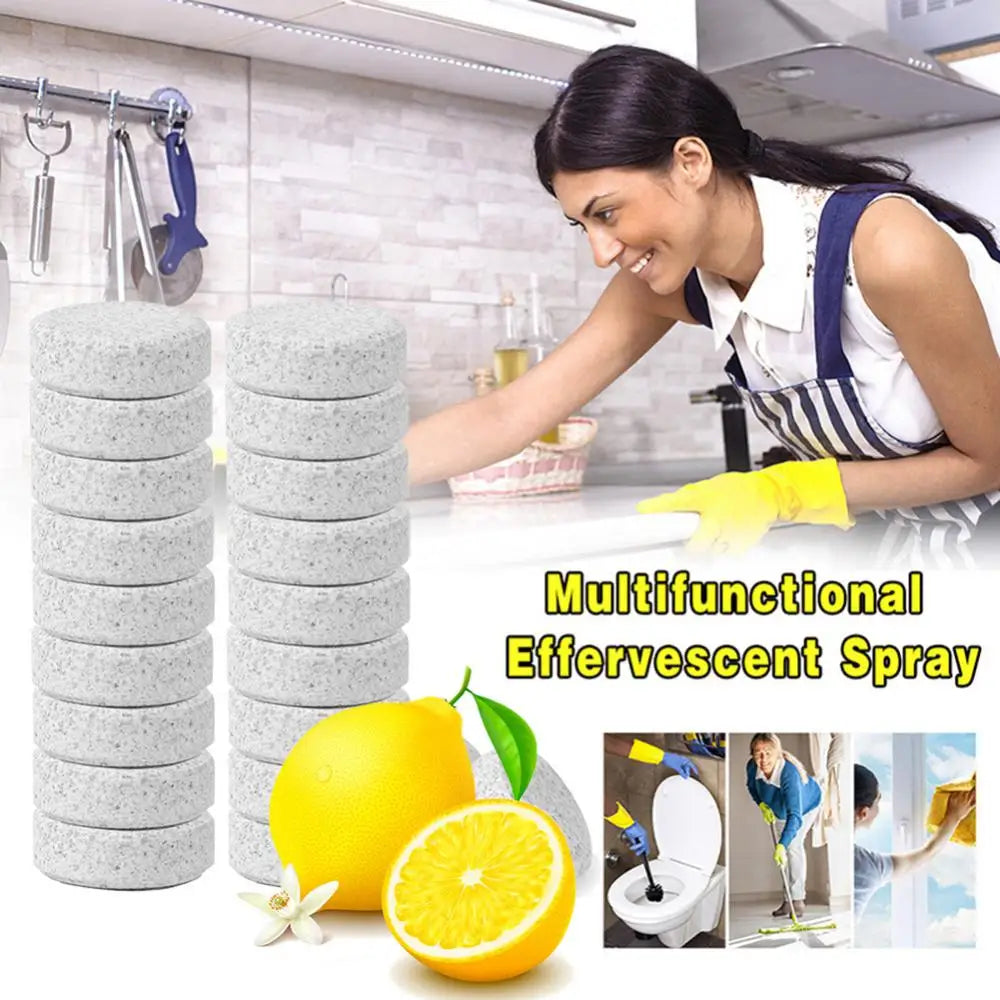 Multifunctional Effervescent Cleaner Toilet Kitchen Cleaning Tablets Car Window Cleaner Home Cleaning Accessories