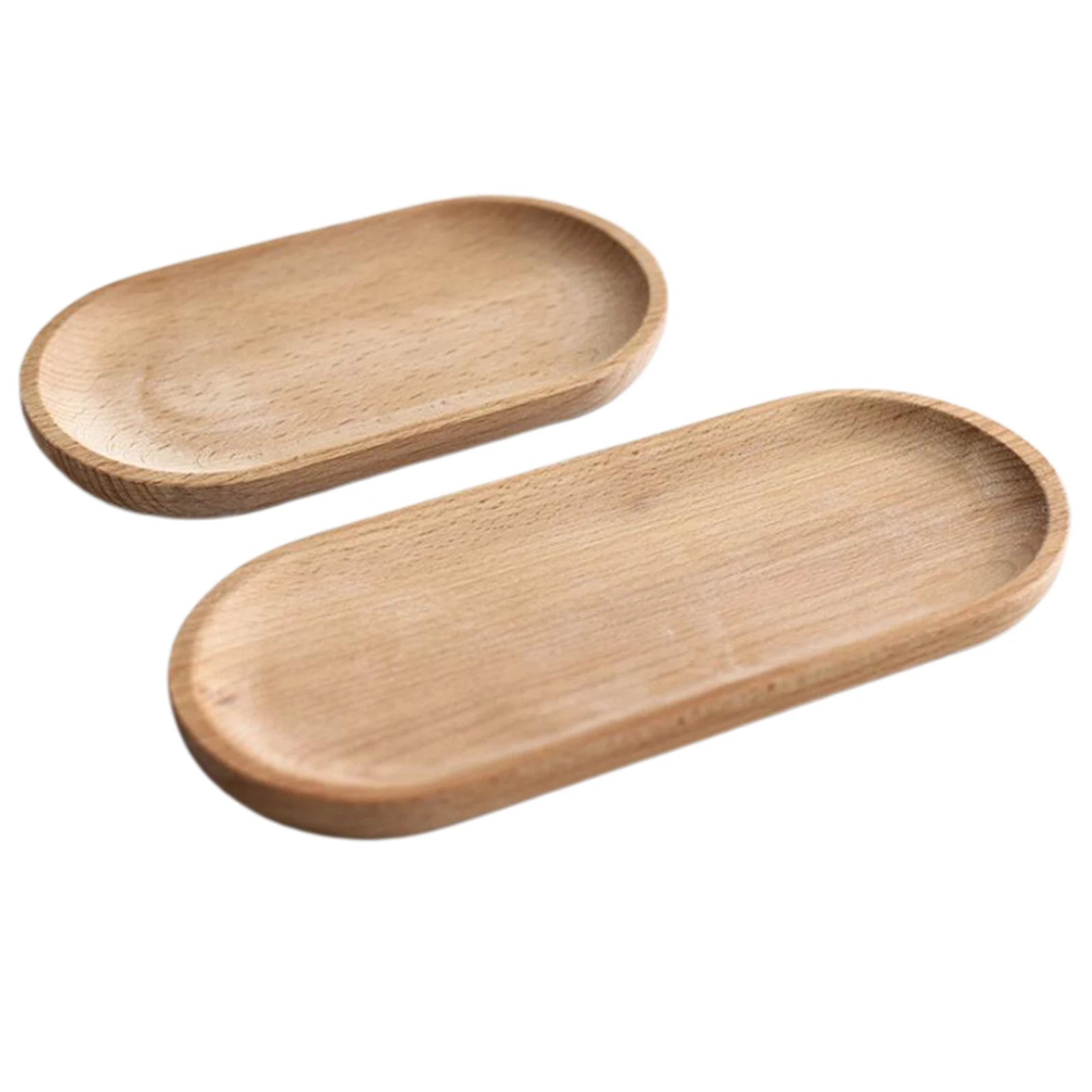 Oval Wooden Tea Tray Serving Table Plate Snacks Food Storage Dish for Tray Fruit Dishes Saucer Dessert Serving Tray Bamboo Tray