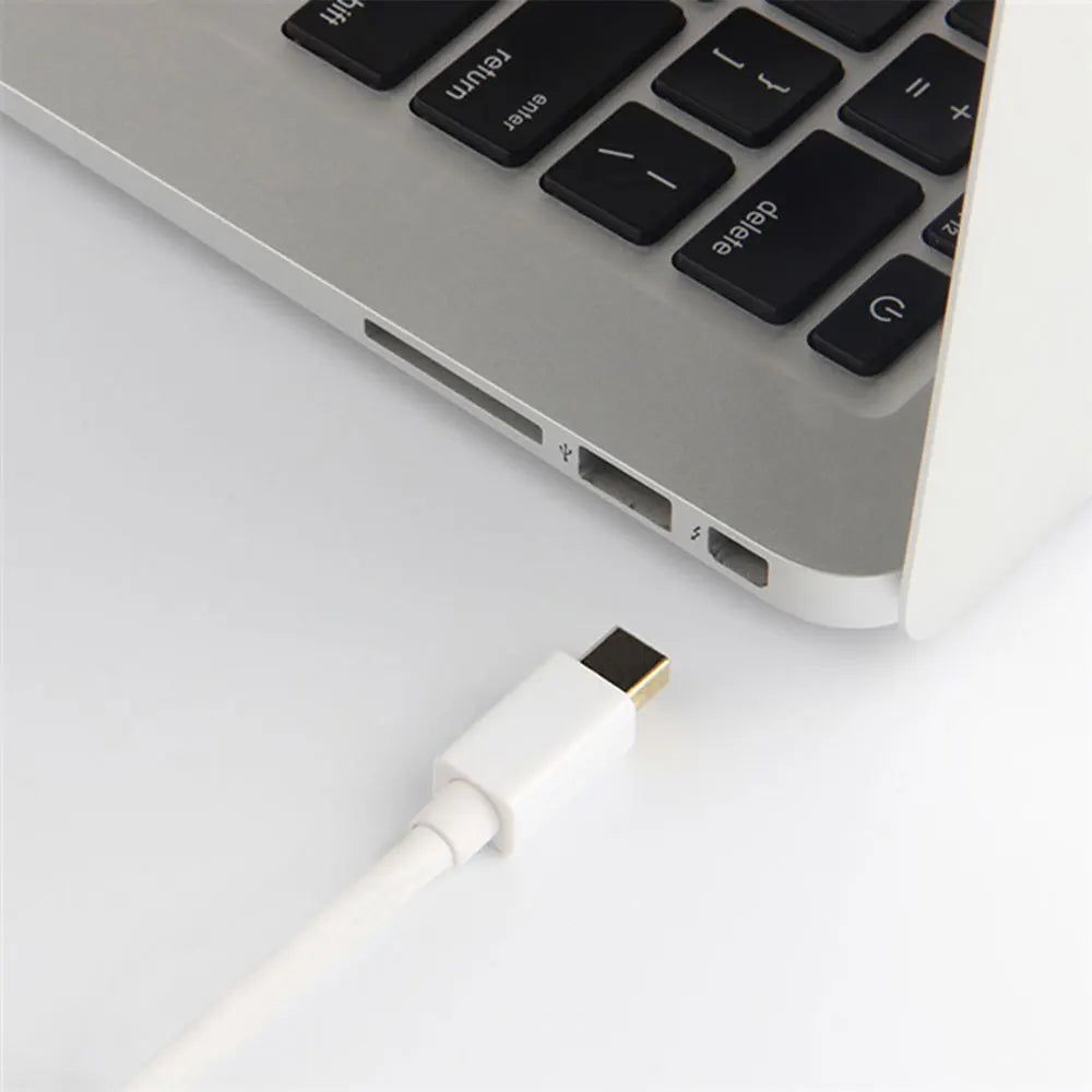 1.8M Mini DP Thunderbolt to HDMI-compatible Adapter male to male cable MacBook