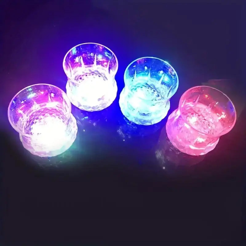 1pc Colorful Glowing Cup Pour Water And It Lights Up Inductive Pineapple Cup KTV Bar Color Changing Beer Cup