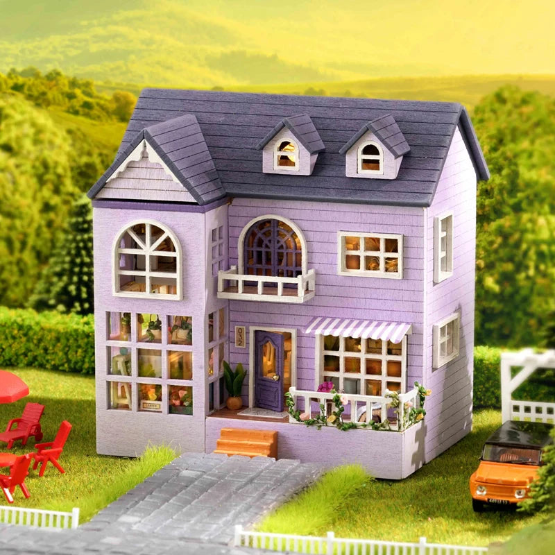 Mini handmade DIY small house creative scene decoration toy birthday gift suitable for children, teenagers, adults, and girls