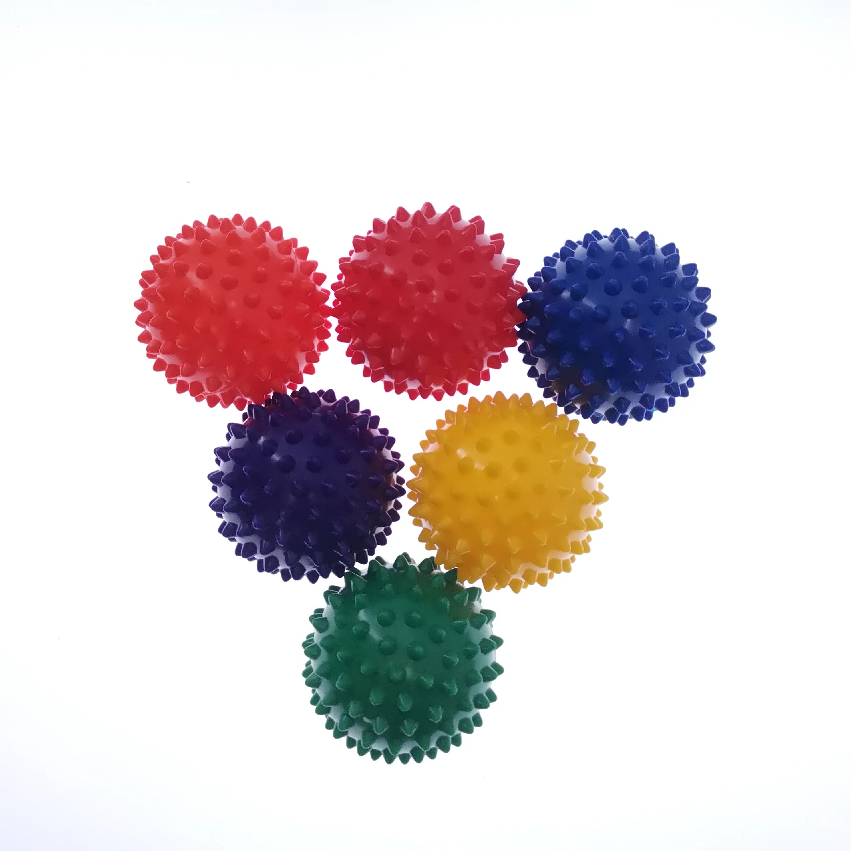 Durable PVC Spiky Massage Ball Hand Foot Pain Relief Plantar 7cm Balls