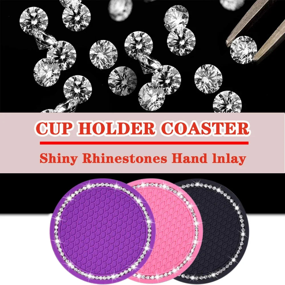 Car Coaster Water Cup Bottle Holder Anti-slip Pad Mat Silica Gel Waterproof