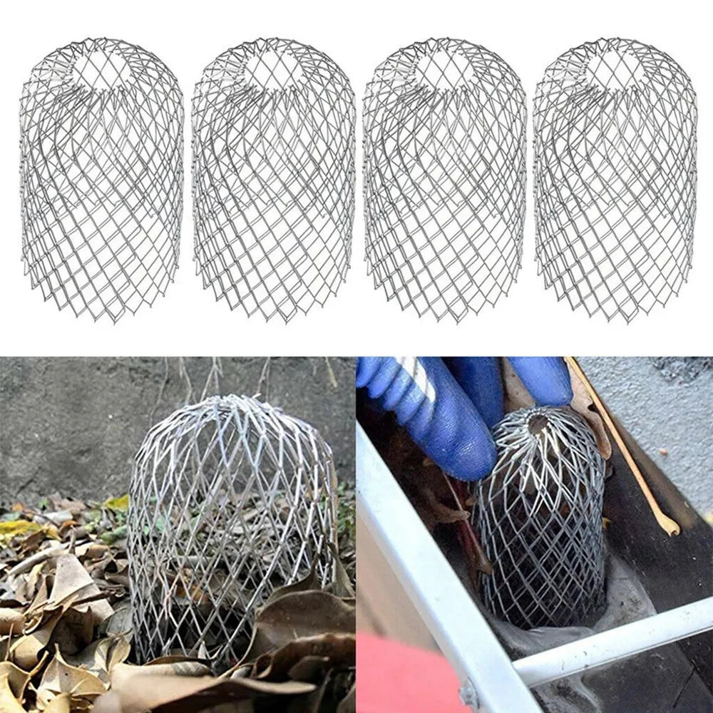 Rain Gutters Roof Guard Filters 3 Inch Aluminum Filter Strainer Drain Net Cover