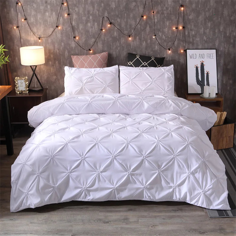 Queen Comforter Set 3Pieces, Comforter Set for Bedroom, Duvet cover& Pillowcases