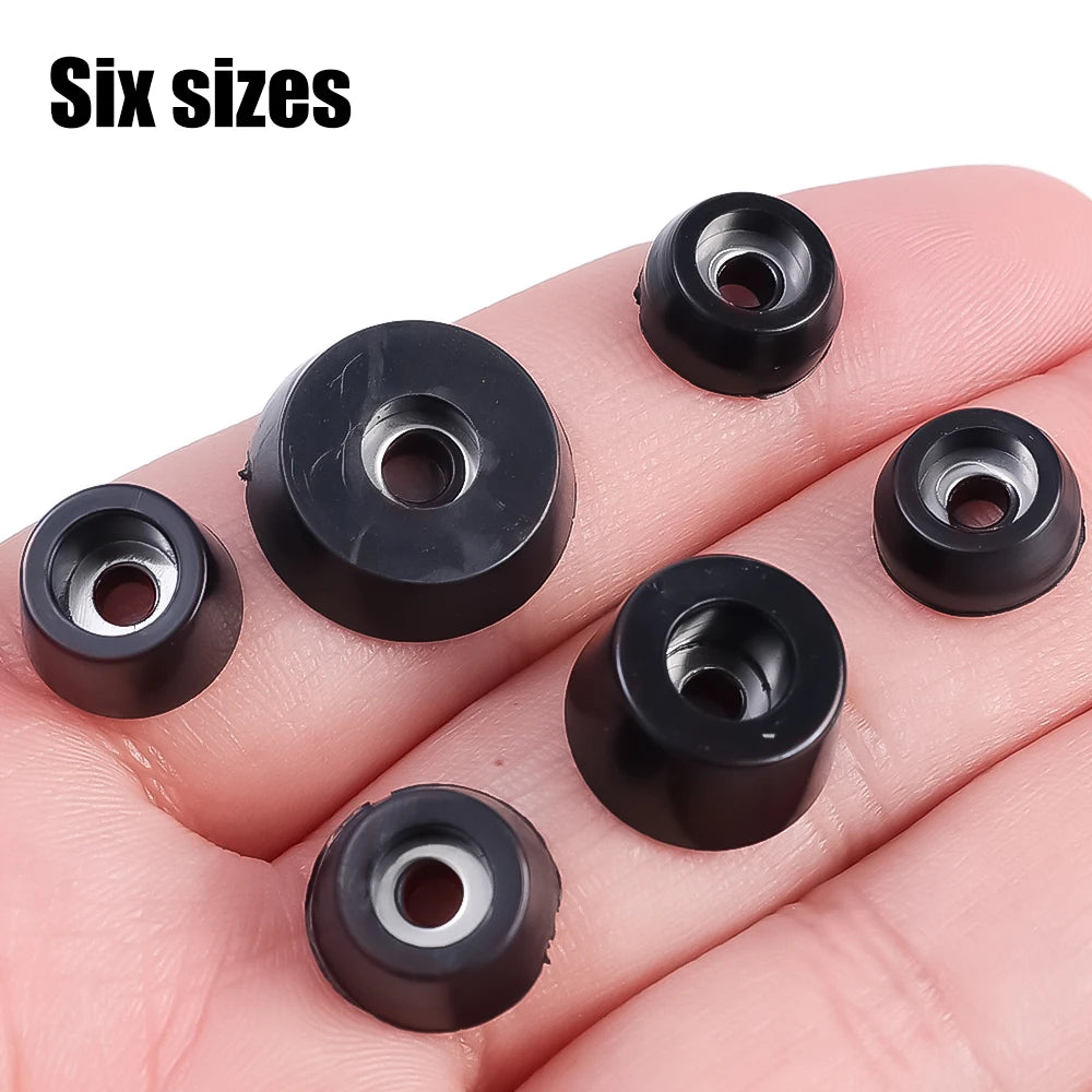 8/24Pcs Rubber Pads Floor Protectors Furniture Leg Cover Speaker Non-slip Gasket