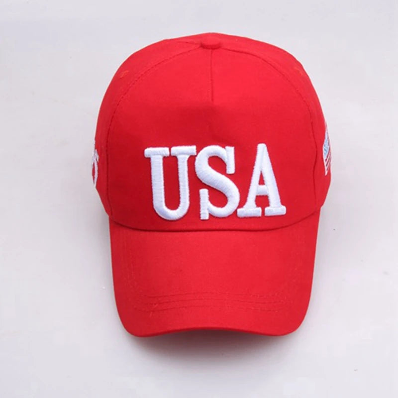 Embroidery USA Flag Baseball Black Caps For Women Men America Letter Printed Hat