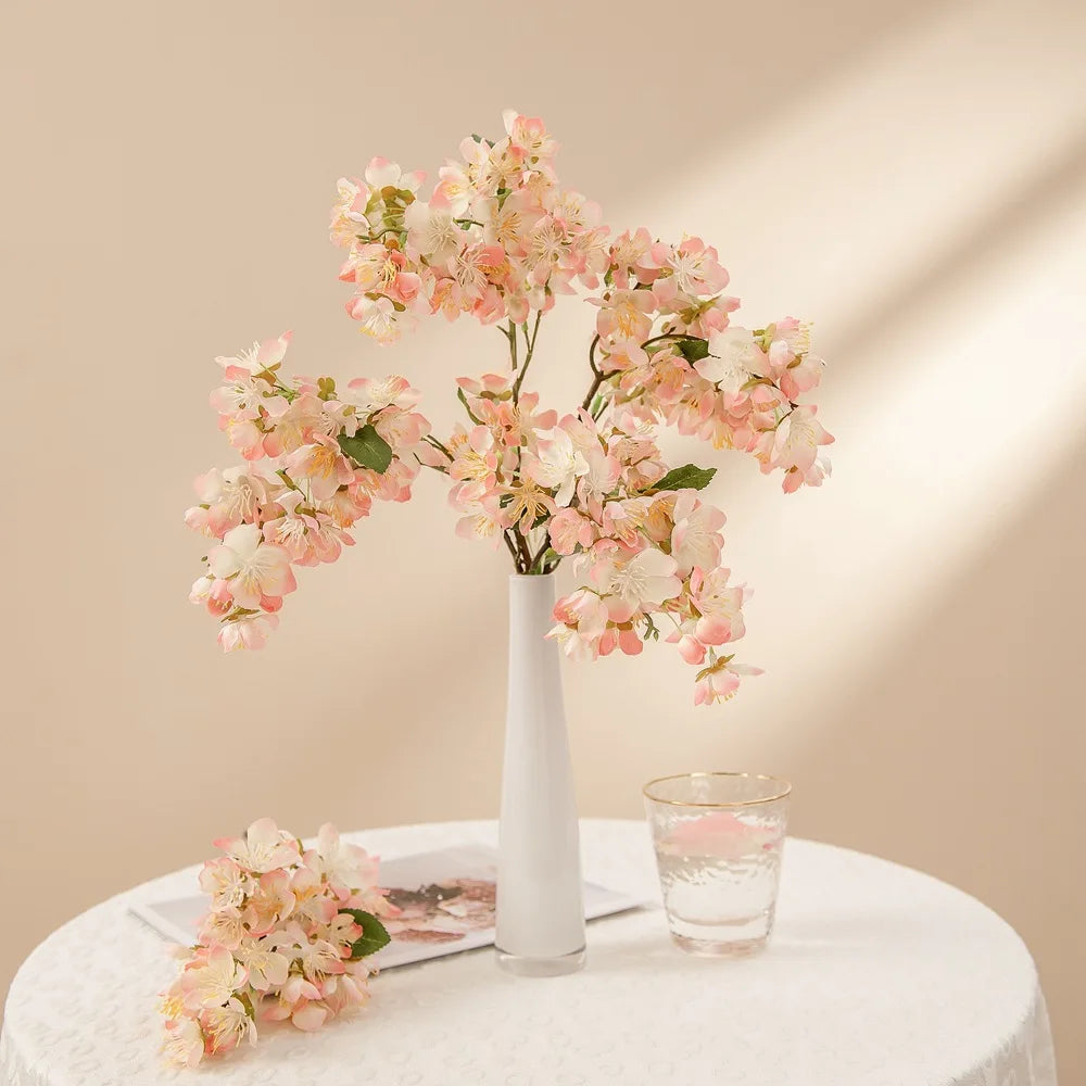 Artificial Silk Cherry Blossom Branch Wedding Photography Fake Flowers