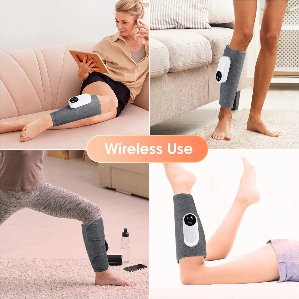 Electric Leg Massager Charging Calf Air Compression Massager Thigh And Knee 360°