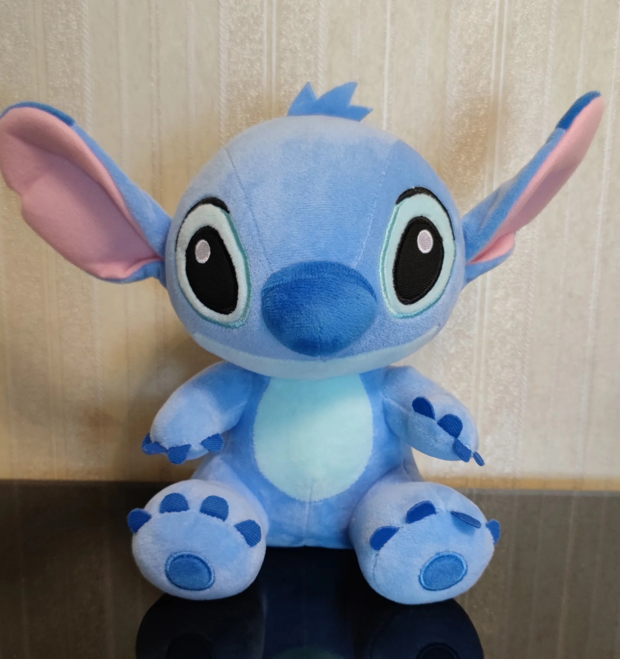 Hot Disney Cartoon Blue Pink Plush Dolls Stuffed Toys Christmas Gifts for Kids