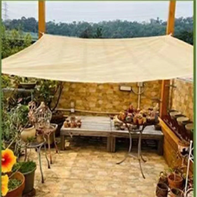 Outdoor garden sunshade net, terrace, UV protection, HDPE sunscreen fabric