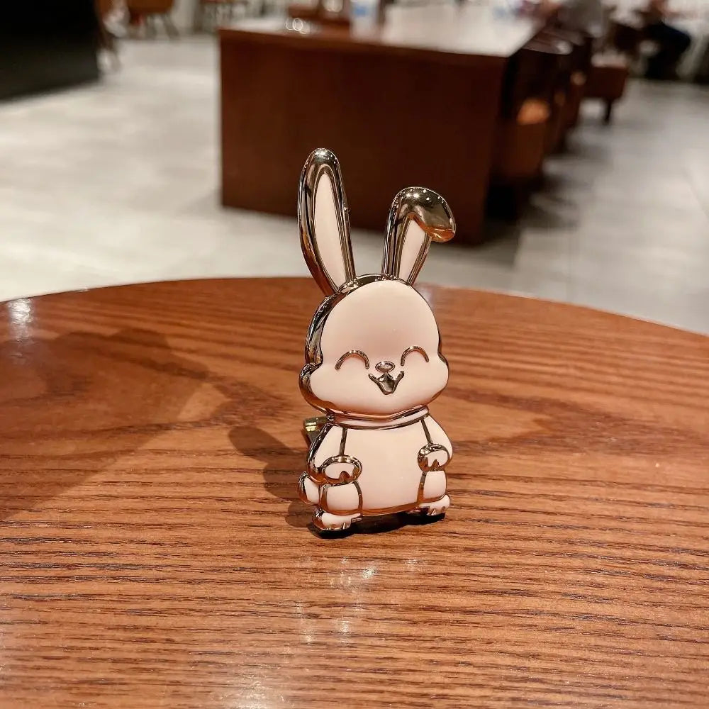 Portable ABS Bunny Finger Ring Holder Mobile Phone Holder Foldable Phone Finger Ring Holder Phone Back Sticker Pad