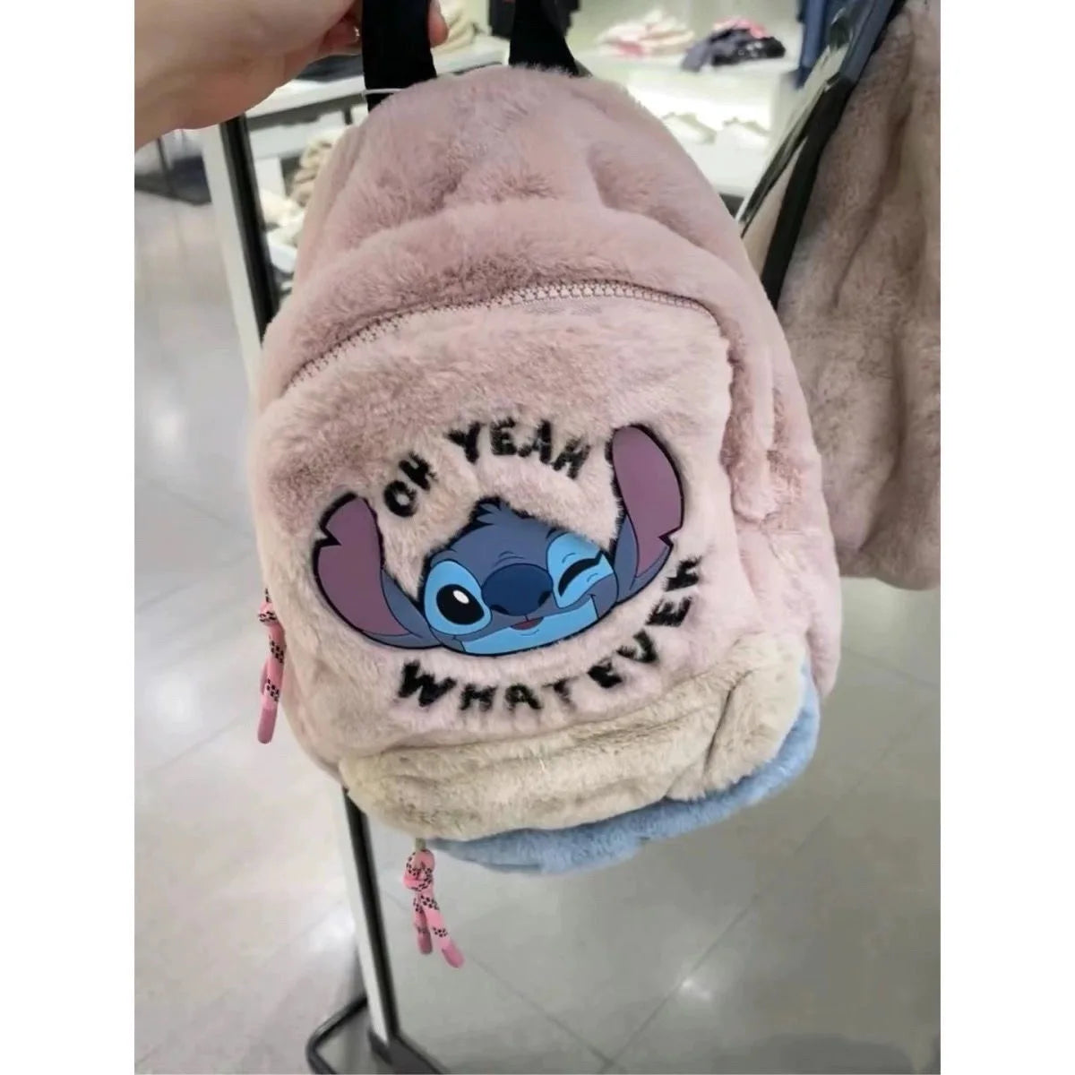 Disney cartoon Stitch Kids Backpack Mini Schoolbag Girls and Boys Shoulder Bag